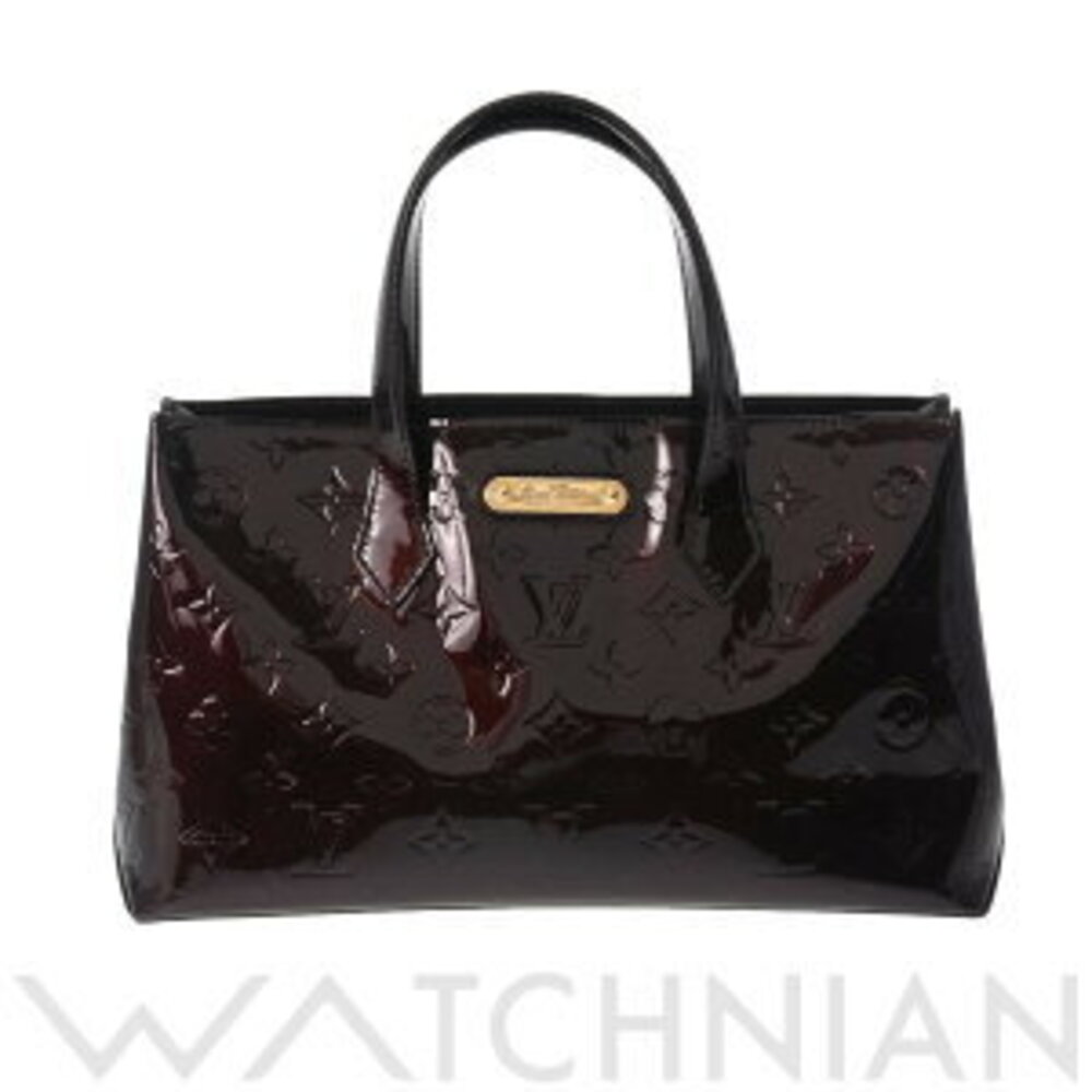 Louis Vuitton Wilshire Amarante Purple Monogram Vernis Handbag